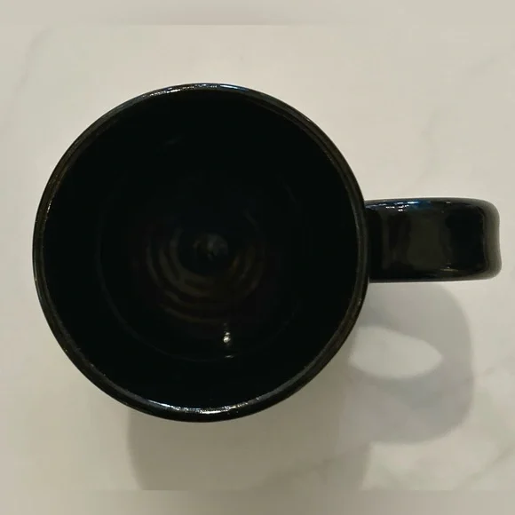 Sunset Hill Stoneware Maui Coffee Roasters Coffee Mug Black Glaze EUC - Picture 5 of 8